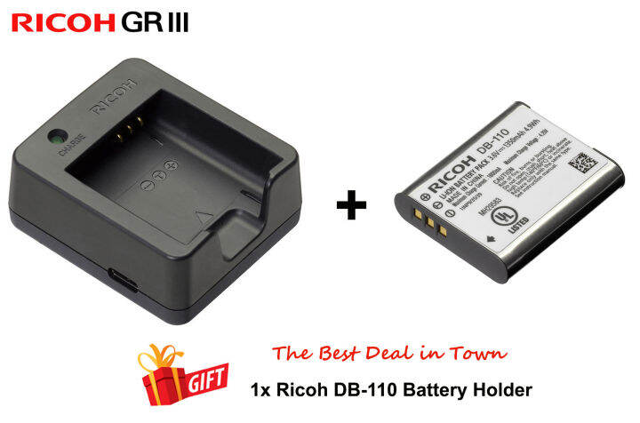 Combo set Ricoh BJ-11 Charger and Ricoh DB-110 Rechargeable Battery ...