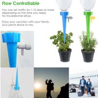 12 PCS Auto Drip Irrigation Watering System Dripper Spike Kits Garden Household Plant Flower Automatic Waterer Tools Watering Systems  Garden Hoses