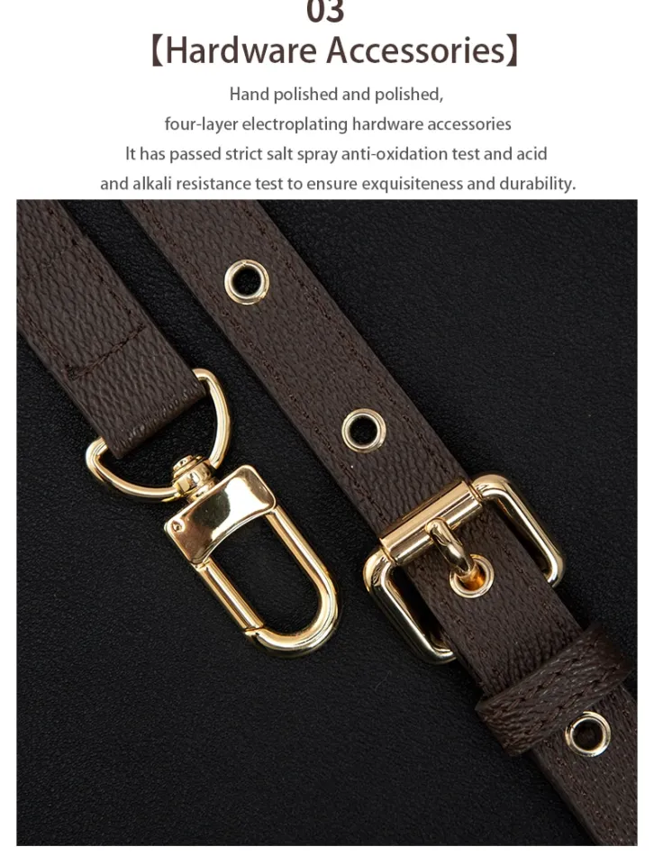WUTA Bag Straps For LV Metis Bags Shoulder Strap 100% Genuine Leather  Handbag Replacement Crossbody Adjustable Bag Accessories