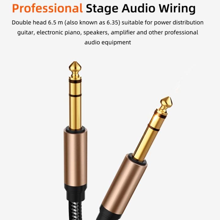 6-5mm-jack-audio-cable-braided-for-guitar-mixer-amplifier-1-8m-jack-cord-male-to-male-aux-cable