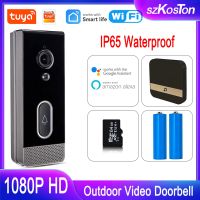♂ Tuya Smart Home WiFi Video Doorbell Camera 1080P Outdoor Wireless Door Bell Alexa Camera Intercom Apartment Security Protection
