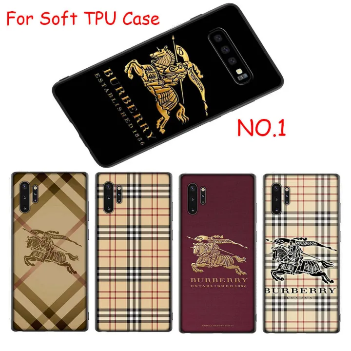 Samsung S7 S8 S9 S10 S10E S20 S21 S21S Fe Lite Plus Ultra Soft Silicone  Edge Casing Case 69B YZ7 Burberry Cover | Lazada PH