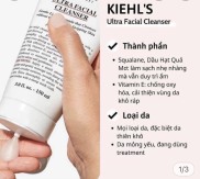 Sữa Rửa Mặt Tạo Bọt Dịu Nhẹ kiehl s Ultra Facial Cleanser 150ML NỘI ĐỊA MỸ