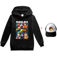 Ro-Bloxs เสื้อฮู้ดสำหรับเด็กผู้ชายเด็กผู้หญิง,เสื้อกันหนาวแขนยาวเสื้อกันหนาวมีฮู้ดแบบสปอร์ตเสื้อสวมหัวเสื้อผ้าสำหรับเด็กปี H939A เสื้อกีฬาทรงหลวมแบบลำลอง