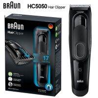 Braun HC5050 Hair Clipper With 2 Dedicated Combs 17 Precise Length Setting Fully Washable Memory Safety Lock System [EU Edition]