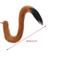 New Product  Kids Cosplay Anime Fluffy Plush Long Cat Tail Halloween Party Costume Prop