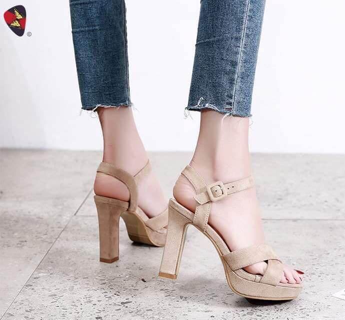 Ankle wrap high on sale heels