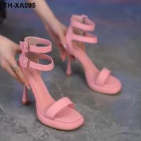 French is contracted to restore ancient ways lag 2023 summer peep-toe heels waterproof zipper after fine with female fashion sandals