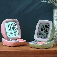 Alarm Clock Retro Small Computer Childrens Digital Table With Lamp Electronic Bedroom Bedside Living Room Simple Silent Gift