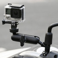 GoPro เมา H Older อุปกรณ์มอเตอร์ไซค์ H Andlebar กระจกยืนจักรยานขี่จักรยานสนับสนุนสำหรับ GoPro ฮีโร่11 10 9กล้องกีฬา