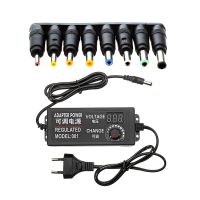 8 sets universal jack DC power plug converter &amp; 1x 9-24V 3A 72W AC/DC Adapter Switching Power Supply Regulated EU Plug