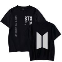 【New】KPOP BTS LOVE YOURSELF เดียวกันผ้าฝ้ายเสื้อยืดผู้ชายผู้หญิง Plus ขนาดแฟชั่นหลวมรอบคอแขนสั้น TOP Harajuku นักเรียนฤดูร้อนเสื้อลำลอง TEE