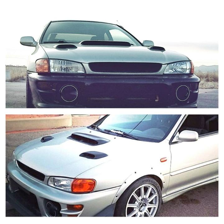 Hood Vent Induction Scoop FRP for 9901 Subaru Impreza GC8 STi WRX 2