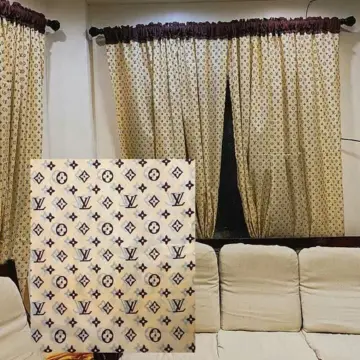 living room louis vuitton curtains