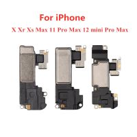 Original Front Top Ear Earpiece Flex For iPhone X Xr Xs Max 11 12 Pro Max 12mini Ear Speaker Headphone Sound Receiver Flex Cable