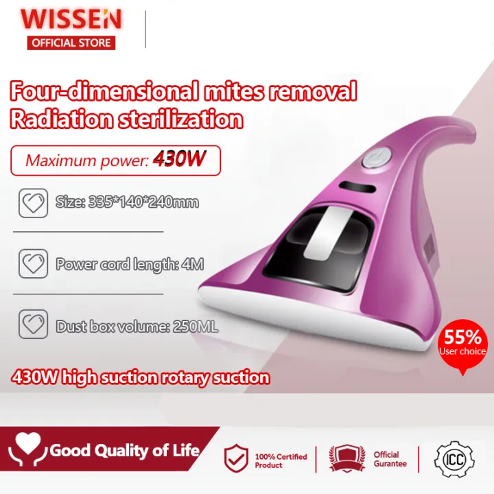 Dust Mites Vacuum Cleaner Small Household Portable Mites Removal Vacuum