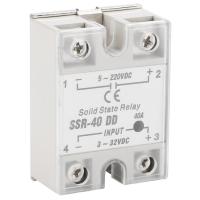 Ssr-40 Dd 40a 5-220vdc โซลิดสเตตรีเลย์สำหรับระบบอัตโนมัติทางอุตสาหกรรม40a