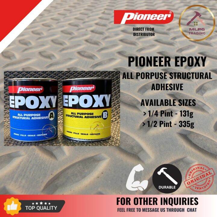 Pioneer Epoxy (All Purpose Structural Adhesive) (SOLD PER PAIR) - 1/4 ...