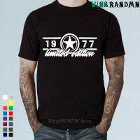 Limited Edition 1977 T Shirt Summer Short Sleeve Pure Cotton Men T-Shirts Born In 1977 Tee Shirts 44Th Birtthday Gift Tees Male