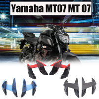 MT-07 2021 NEW Motorcycle Parts Side Downforce Naked Spoilers Fixed Wing Winglet Fairing Wings Deflectors For Yamaha MT07 MT 07