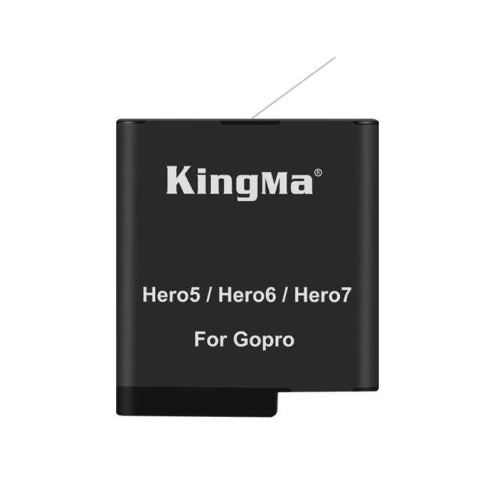 kingma-gopro-hero-7-6-5-battery-gopro-charger-และแท่นชาร์จแบบ-3-ช่องชาร์จ-ยี่ห้อ-kingma