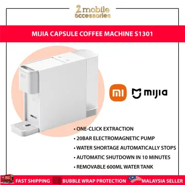 Xiaomi MIJIA Coffee Machine S1301 Desktop Electric Capsule Coffee Automatic  Power-off Protection For Small Household Office - AliExpress