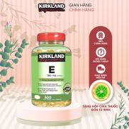 Combo Viên Uống Vitamin E 400 IU 500 Viên Kirkland và Viên Uống Bổ Sung