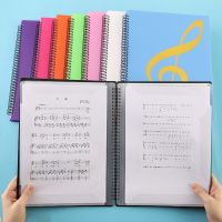 A4 Music Binder Sheet Music Folder Spiral-Bound File Document Folder 40 Pages for Women Men Student School Office Home 3XUE