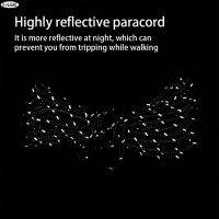 PAlight Reflective Guyline เชือกเต็นท์ Paracord เชือกเชือกเต็นท์ Guyline สำหรับเต็นท์กระโจมผ้าใบ ShelterPAlight สะท้อนแสง Guyline เชือกเต็นท์ Paracord เชือก Guyline เชือกเต็นท์สำหรับเต็นท์กระโจมผ้าใบที่พักพิง PAlight-MY