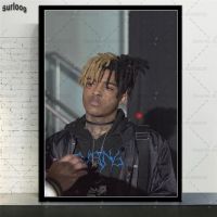 โปสเตอร์ศิลปะบนผนัง Xxxtentacion นักร้องดนตรีแร็ปภาพพิมพ์ย้อนยุคผ้าใบวาดภาพการตกแต่งบ้านสำหรับห้องนั่งเล่น