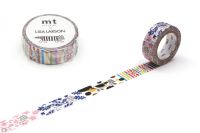 mt masking tape Mikey pattern (MTLISA16) / เทปตกแต่งวาชิ ลาย Mikey pattern แบรนด์ mt masking tape ประเทศญี่ปุ่น