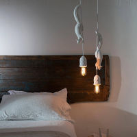 Nordic Restaurant Kitchen Chandelier Modern Childrens Room Decoration Lights Bedroom Bedside Industrial Squirrel Pendant Lamps