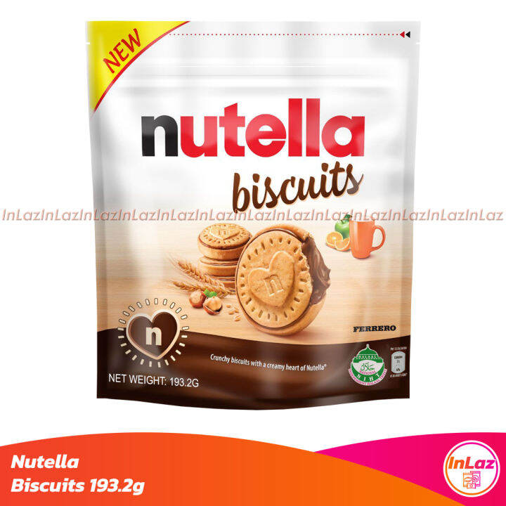 Nutella Biscuits Filled With Hazelnut Spread With Cocoa 193g 能多益 ...