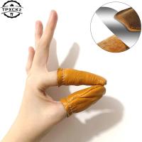 1pc/1pair Safe Leather Needle Felting For Thumb Index Finger Protector Thimble Protection Guard Hand Craft Embroidery Tools Knitting  Crochet