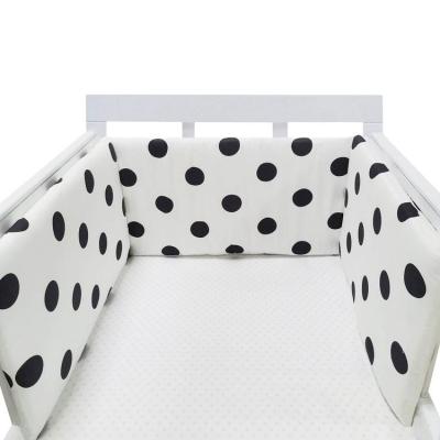 Breathable Baby Crib Bumper Pads Skin-Friendly Crib Liner Bumpers Padded Crib Protector Cotton Soft Toddler Crib Bedding Bumpers beautiful