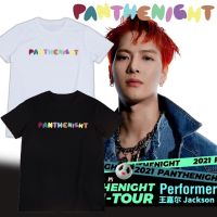 มีสินค้า เสื้อเด็กหญิง PANTHEPACK Team WANG JACKSON GOT7 T-Shirt Fashion Male Female Cotton 1เสื้อยืด