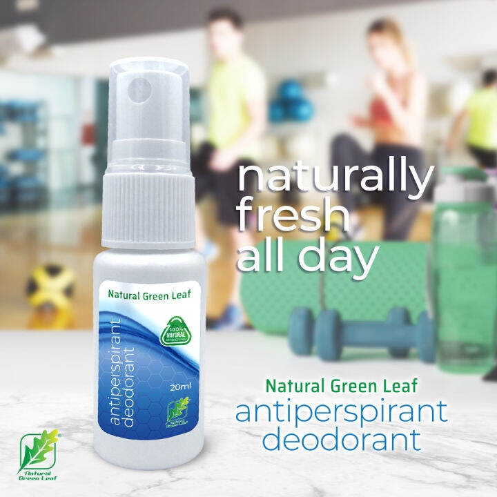 Antiperspirant Deodorant Natural Green Leaf 20ml Lazada PH