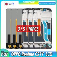 3/5/10PCS 6.5 Original For Oppo Realme C21Y RMX3261 RMX3263 LCD Display Screen Touch For Oppo C21Y LCD Replacement /Frame Test