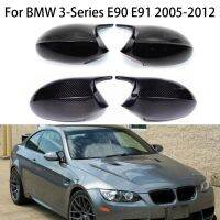 ฝาปิดกระจกมองหลังภายนอกรถสำหรับ BMW 3 Series E90 E91สำรองใยคาร์บอนสไตล์2005-2012 M อุปกรณ์เสริมรถยนต์