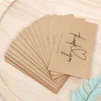 HOT 30Pcs Greeting Tags Thank You Your Paper Card Crafts Decoration Wedding Small Business Invitation