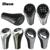 Gear Shift Knob for BMW 1 3 5 6 Series E46 E53 E60 E61 E63 E65 E81 E82 E83 E87 E90 E91 E92 X1 X3 X5 Chromed Matte Carbon Fiber