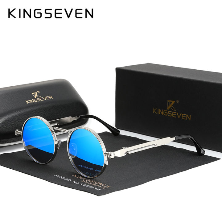 kingseven-high-quality-gothic-steampunk-sunglasses-polarized-men-women-brand-designer-vintage-round-metal-frame-sun-glasses