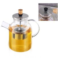 hot sell tea tools glass tea pots infuser high borosilicate glass teapot with infuser coffee maker