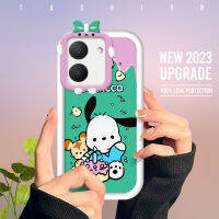 เคสใส่โทรศัพท์สำหรับ Vivo Y02A Y02T Y27 Y27 5G Y36 Y36 5G ลายการ์ตูน Pochacco Meloy Kuromi เคสโทรศัพท์มีลาย Pom Pom Purin เคสเลนส์โทรศัพท์มอนสเตอร์นิ่มฝาครอบป้องกันกันกระแทกเคสใส่โทรศัพท์เคสโทรศัพท์มือถือ