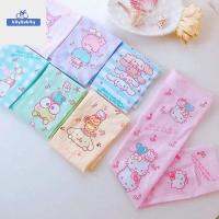 K0Y9VB4G ปลอกแขนสำหรับขี่จักรยาน หวานหวานแหววว อีลาสติก แถบลายทาง Cinnamoroll ฝาครอบแขนป้องกันรังสียูวี ปลอกแขนกันแดดลายการ์ตูน ปลอกแขนสำหรับขับรถ แขนเสื้อฤดูร้อนสำหรับเด็กผู้หญิง เมโลดี้ ปลอกแขนกันแดดคุโรมิ แขนเสื้อผู้หญิง ปลอกแขนผ้าไหมน้ำแข็ง