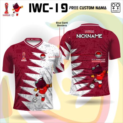 World Cup Jersey u20 2023 Indonesian National Team Shirt u20 custom Flag Football Shirt