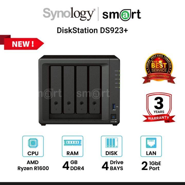 Synology DiskStation DS923+ 4-Bay NAS - New 2023 | Lazada.co.th