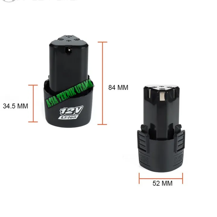 Baterai Volt Lithium Battery V Battery Bor Cordless V Baterai Volt Untuk