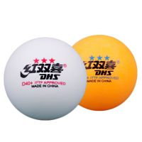 Limited Time Discounts Original DHS 3 Stars Table Tennis Balls D40+ ABS New Material 10 Pcs/Box Ping Pong Balls With Seam ITTF Approved For Training