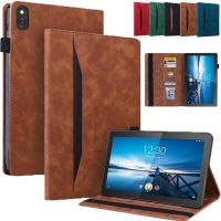 ! เคสหนังแบบพลิกตั้งได้สําหรับ Lenovo Tab M10 Fhd Plus (2Nd Gen) Tb-X606F/Tb-X606X